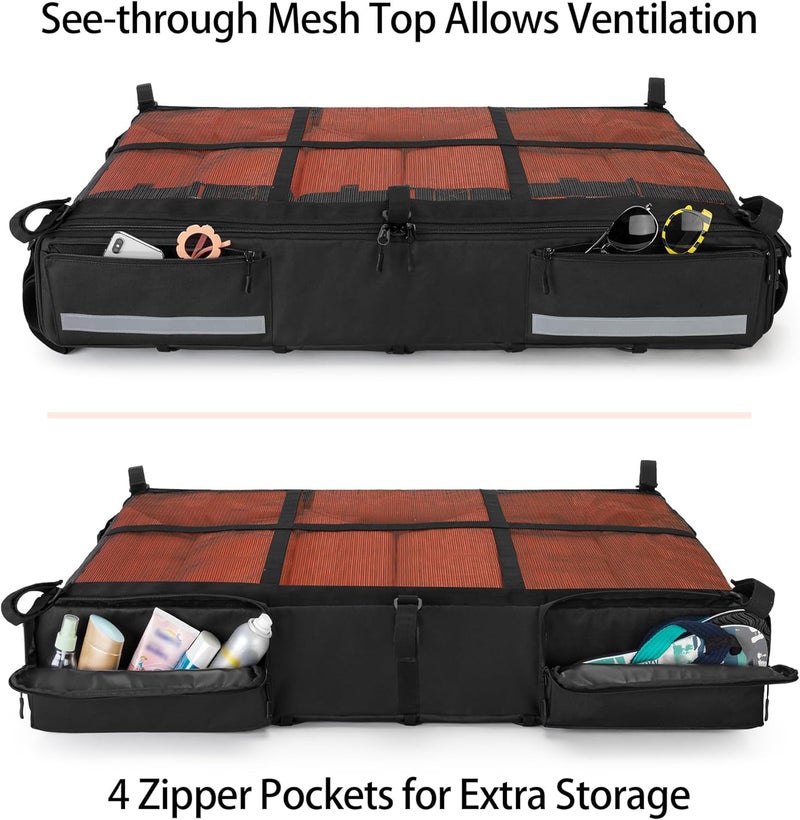 Fasrom T-top Storage Bag for Boat Life Jackets, Holds up to 4/6 Type II Life Jackets, Black (NOT INCLUDES LIFE JACKETS) - Image 3